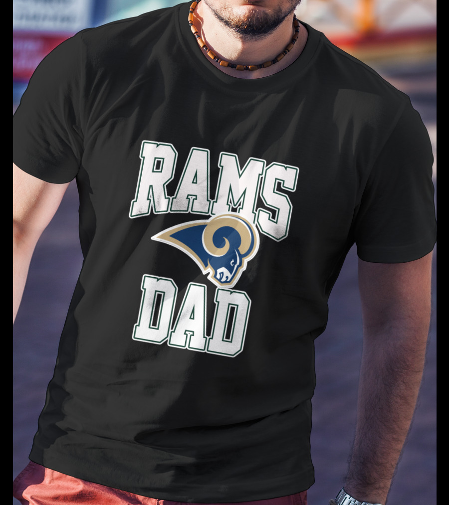 Los Angeles Rams Dad Father's Day Gift T-Shirt