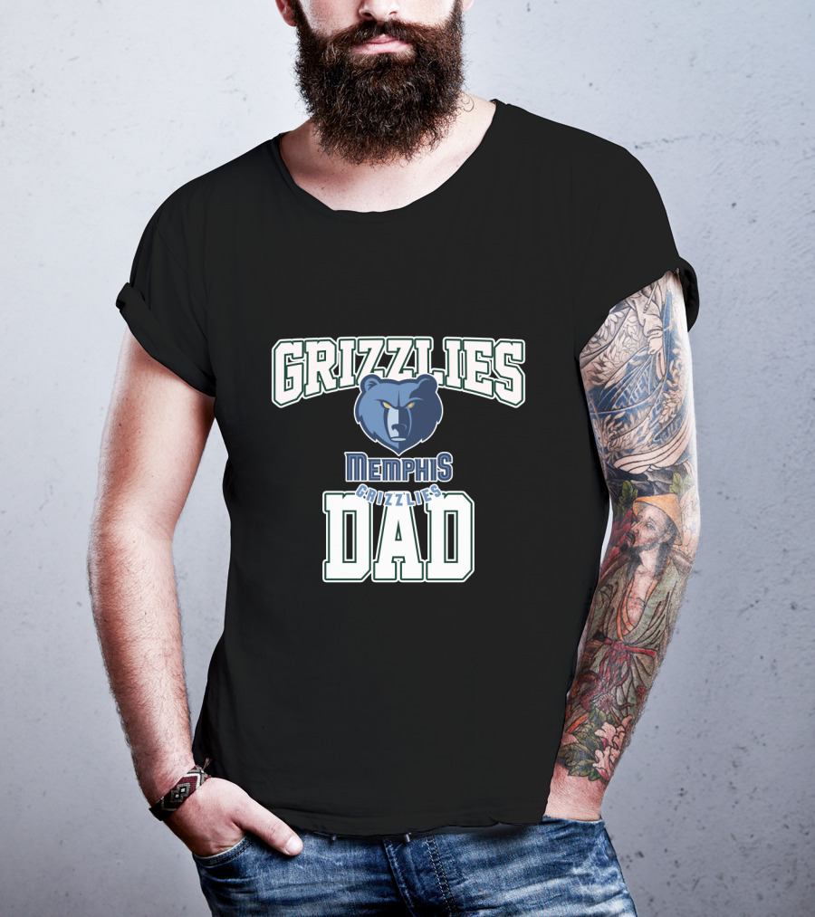 Memphis Grizzlies Dad Best Fathers Day Gift T-Shirt