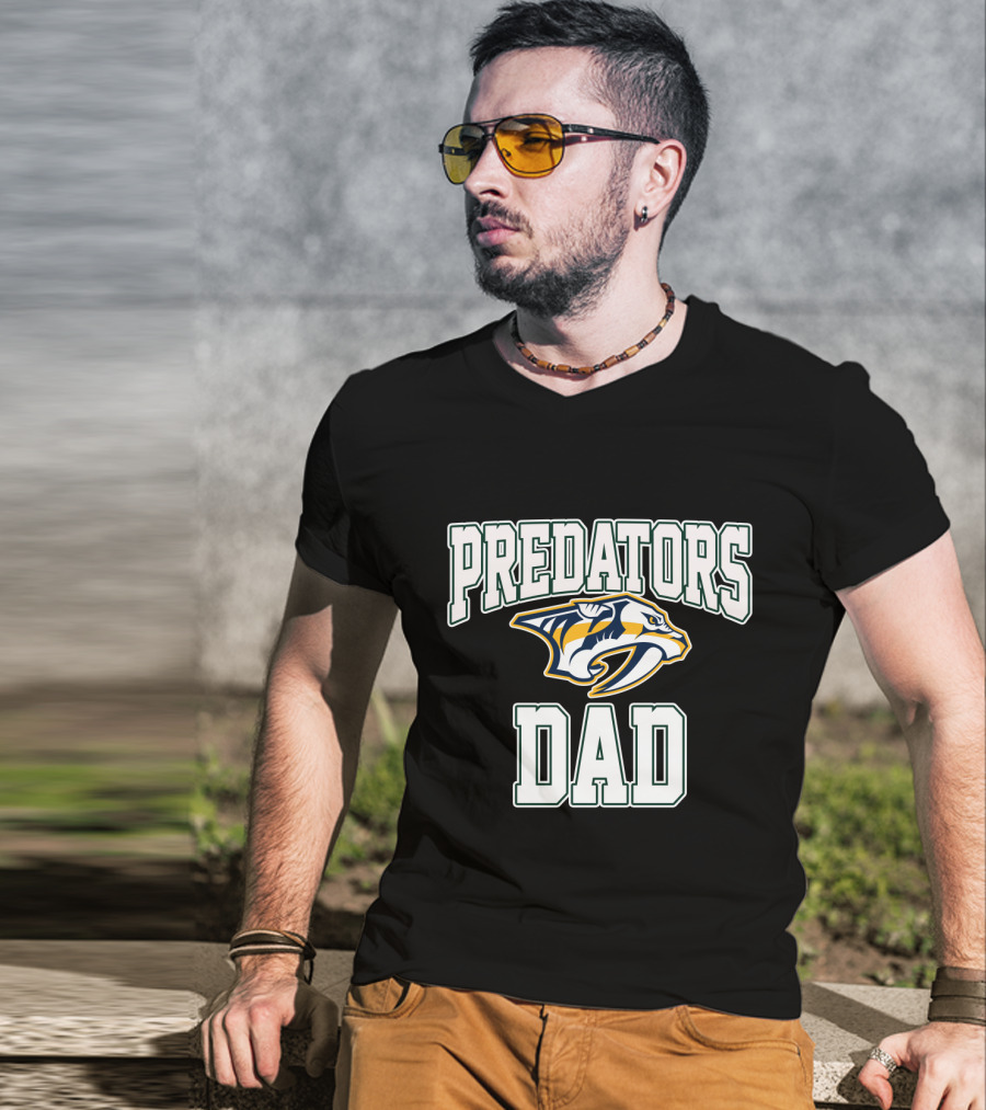 Nashville Predators Dad Hockey T-Shirt