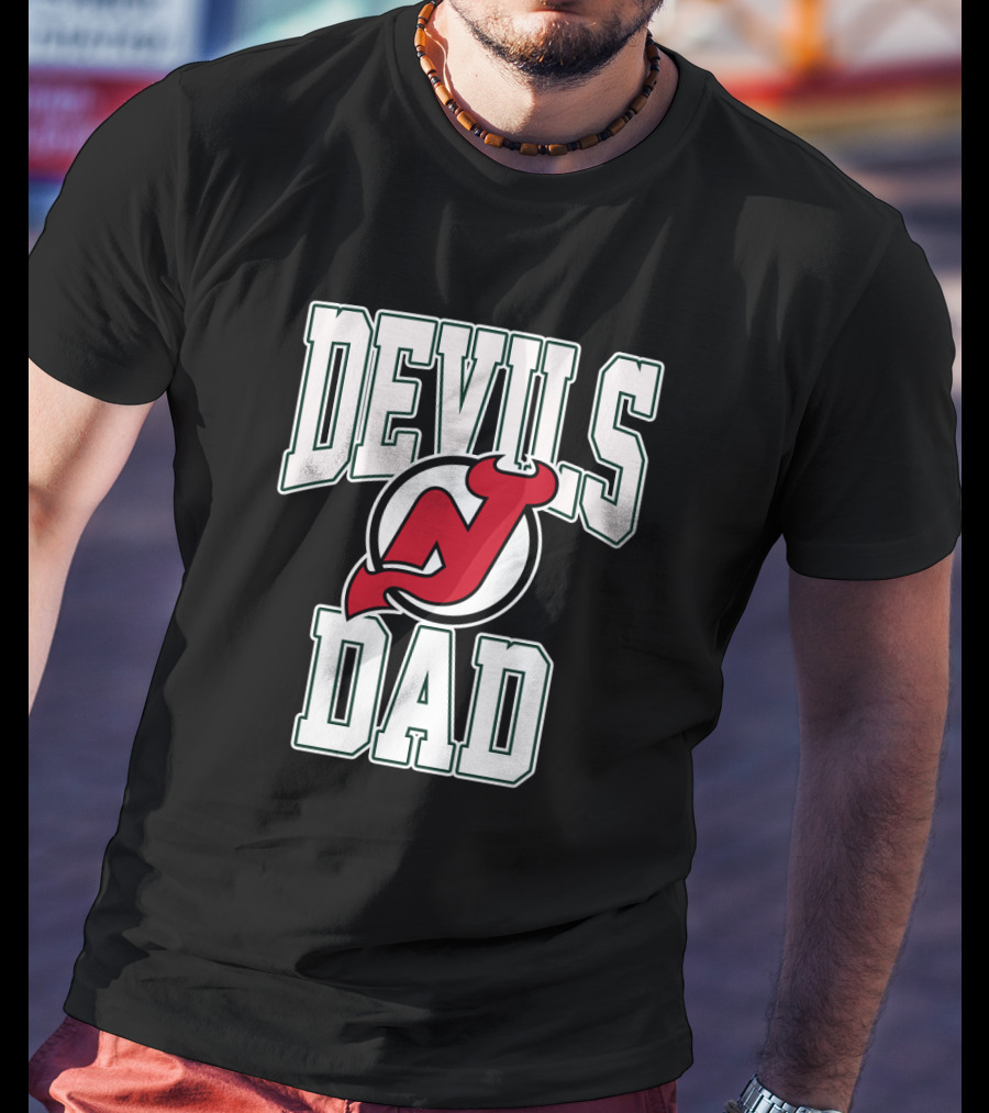 New Jersey Devils Dad Father's Day T-Shirt
