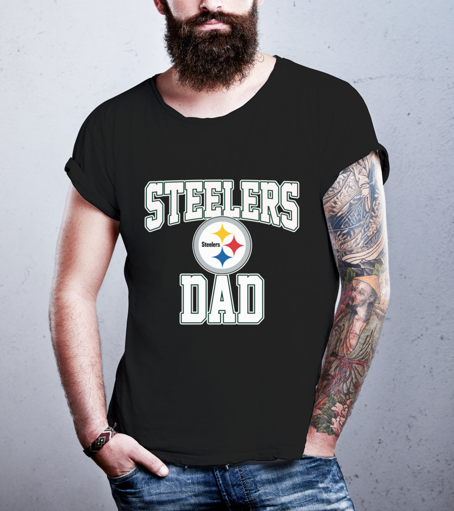 Steelers Dad Best Pittsburgh Fathers Day T-Shirt