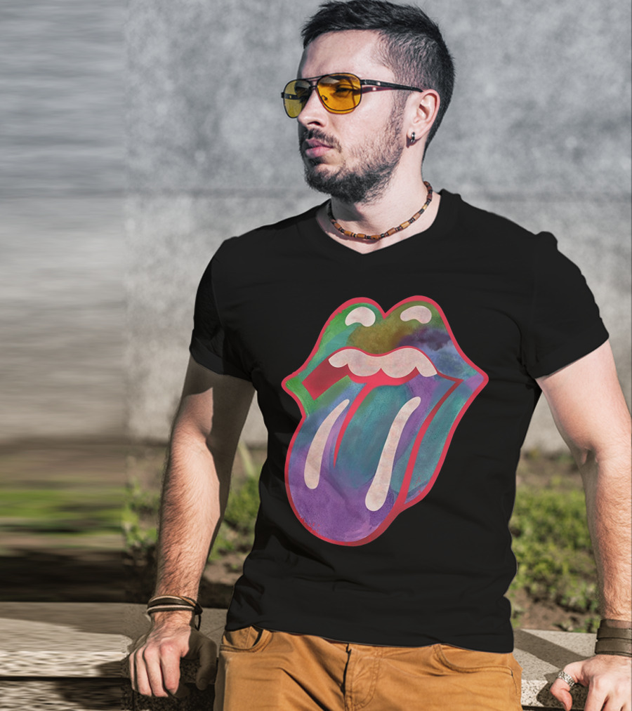 The Rolling Stones Multicolor Tongue T-Shirt