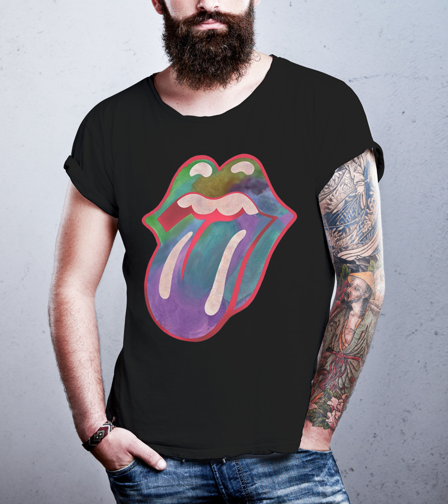 The Rolling Stones Multicolor Tongue T-Shirt