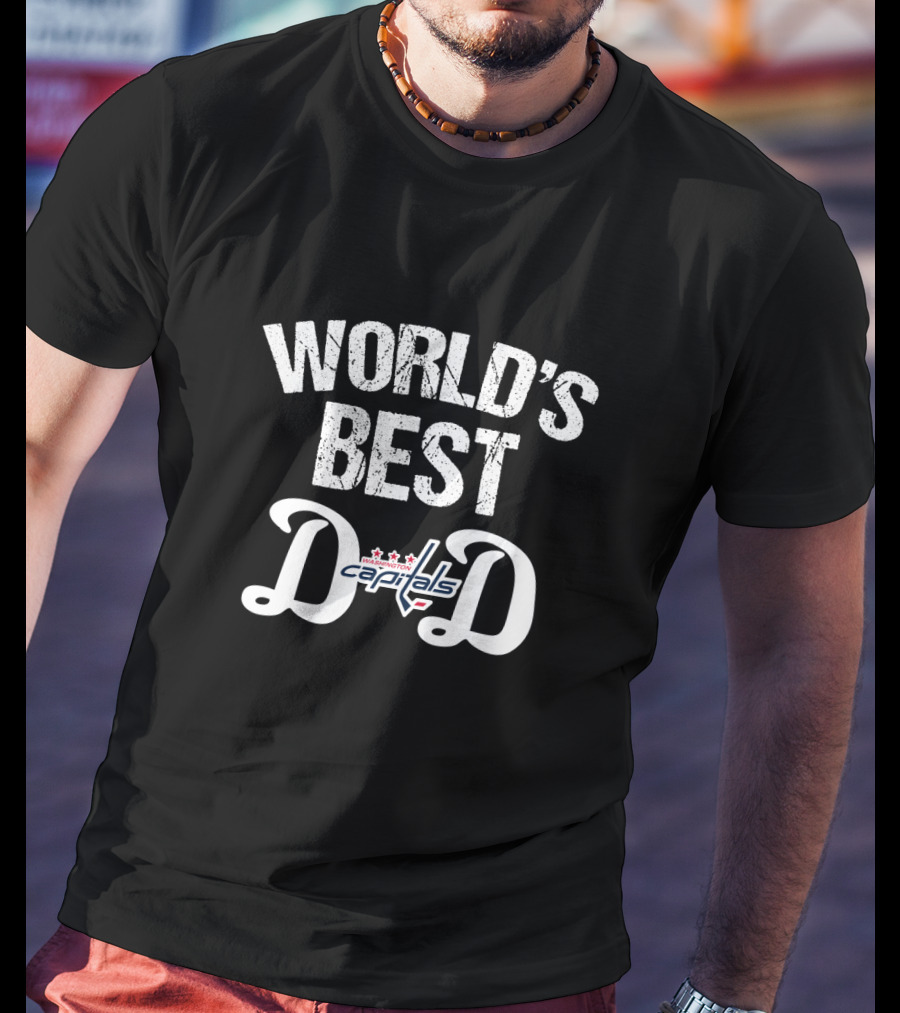 World's Best Dad Washington Capitals T-Shirt