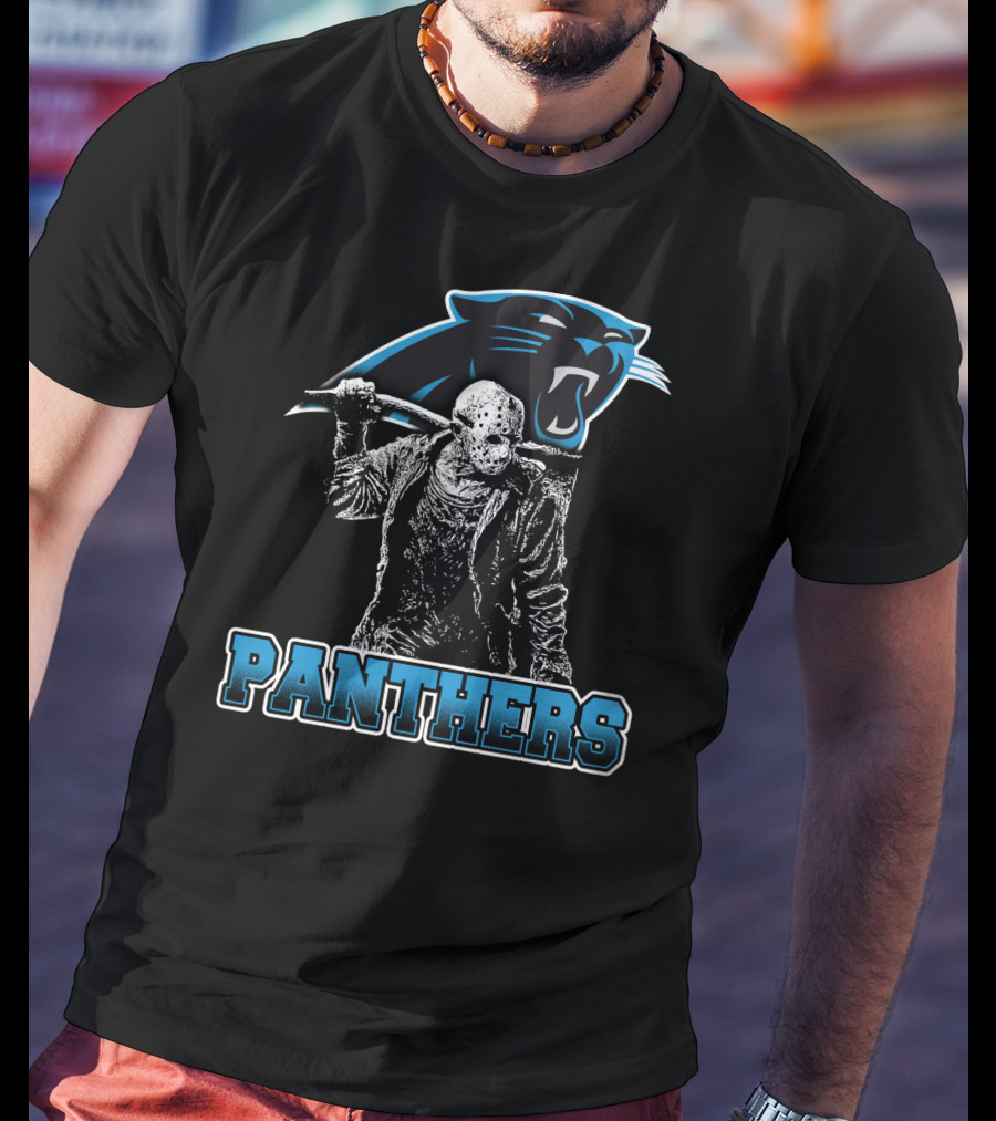 Panthers Jason Voorhees Carolina Fans T-Shirt