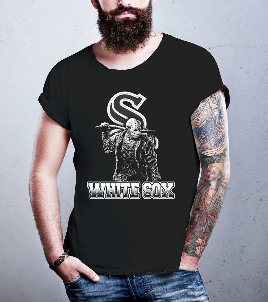 Chicago White Sox Jason Voorhees Horror Baseball Fans T-Shirt