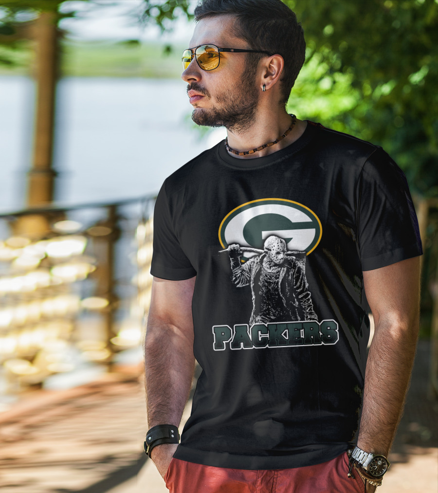 Packers Jason Voorhees Horror Mashup T-Shirt