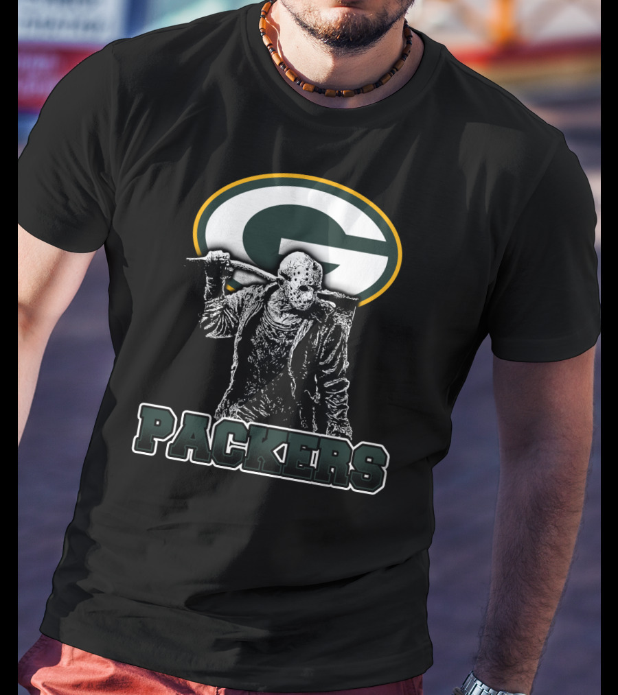 Packers Jason Voorhees Horror Mashup T-Shirt