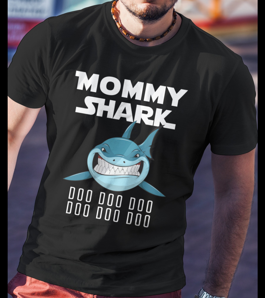 Mommy Shark Doo Doo Doo Cartoon T-Shirt