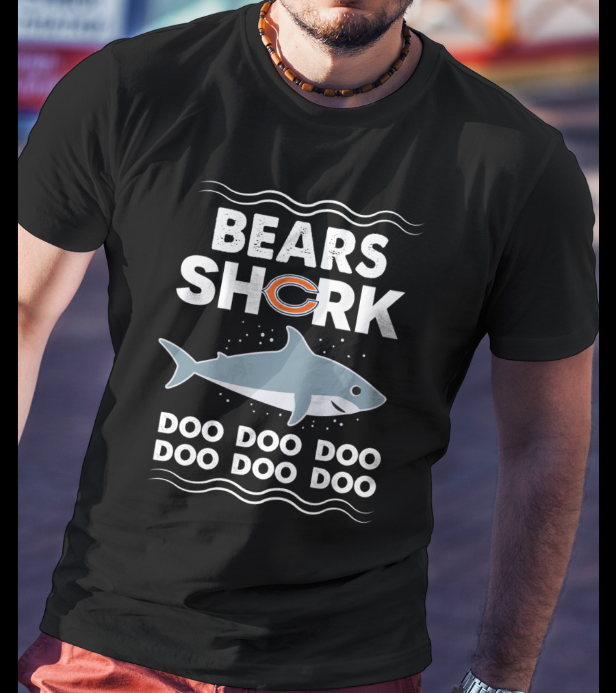 Bears Shark Chicago Doo Doo Doo Doo T-Shirt