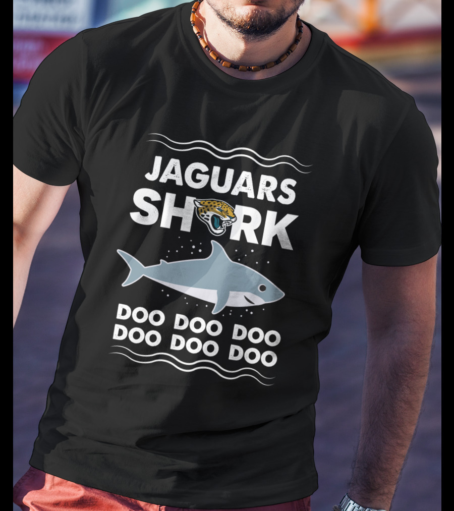Jaguars Shark Doo Doo Doo With Jacksonville Jaguars T-Shirt