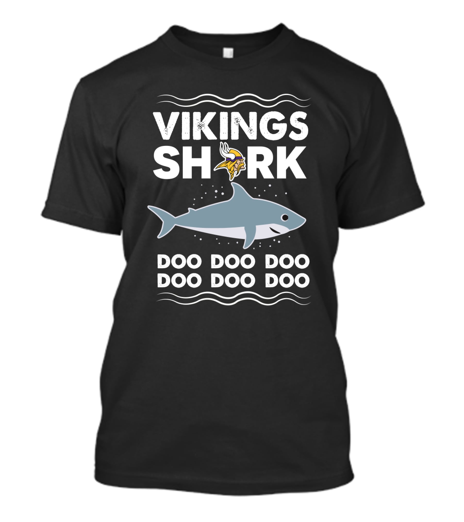 Vikings Shark Doo Doo Doo Minnesota Football T-Shirt