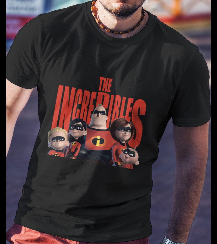 The Incredibles Family Character T-Shirt