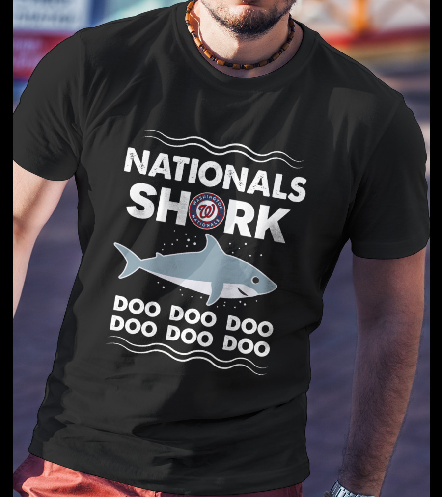 Nationals Shark Washington Nationals Doo Doo Doo T-Shirt