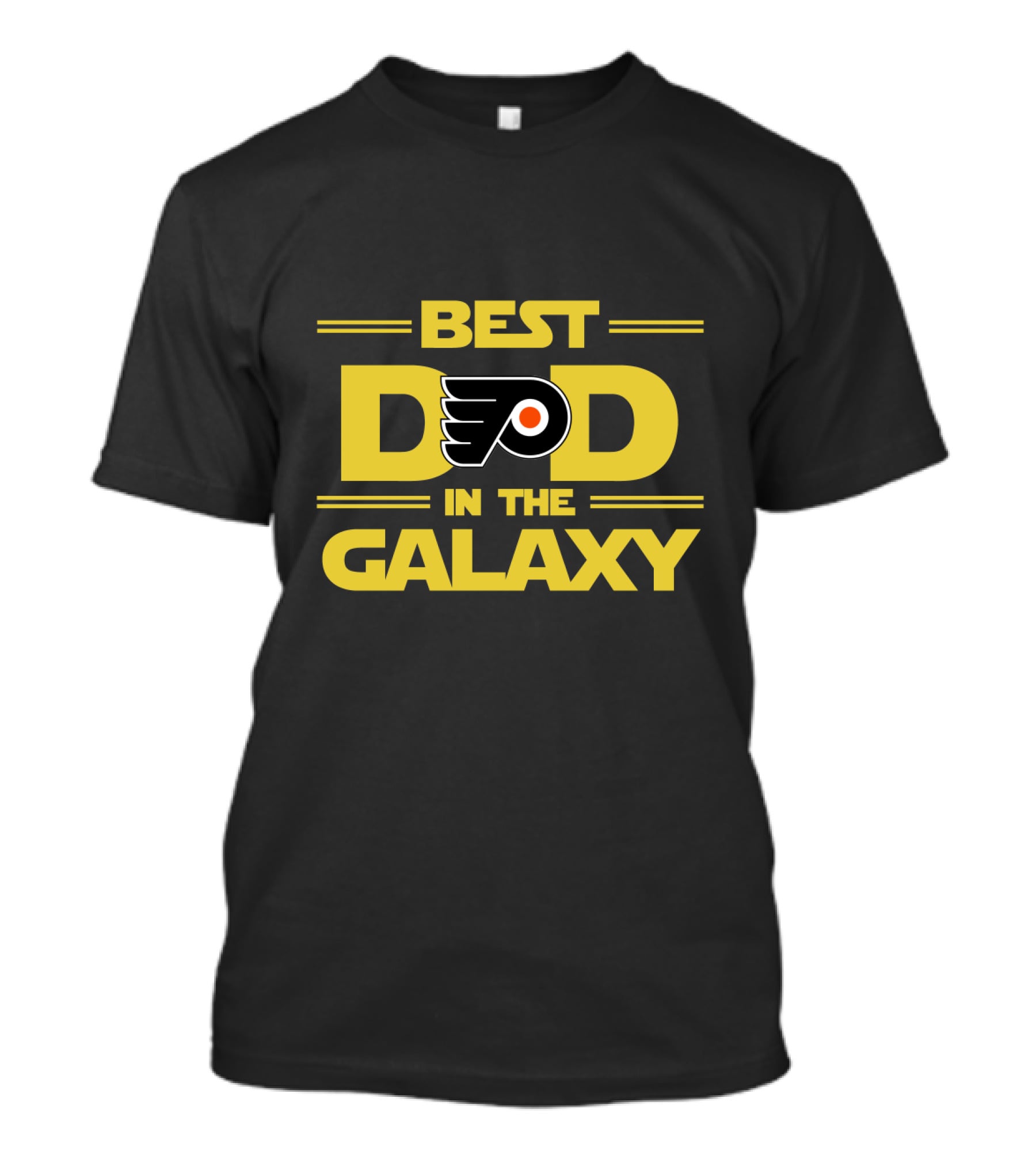 Best Dad In The Philadelphia Flyers Galaxy T-Shirt