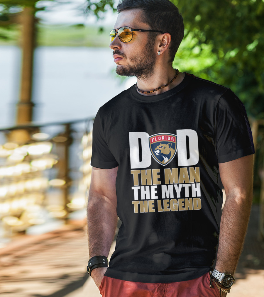 Florida Panthers Dad The Man The Myth The Legend T-Shirt