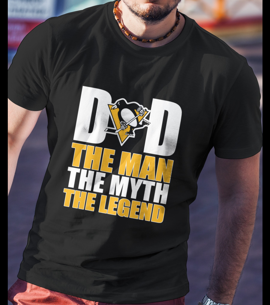 Pittsburgh Penguins Dad The Man The Myth The Legend T-Shirt