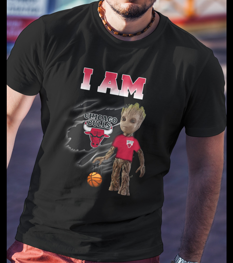 I'm Chicago Bulls Groot Basketball Fan T-Shirt