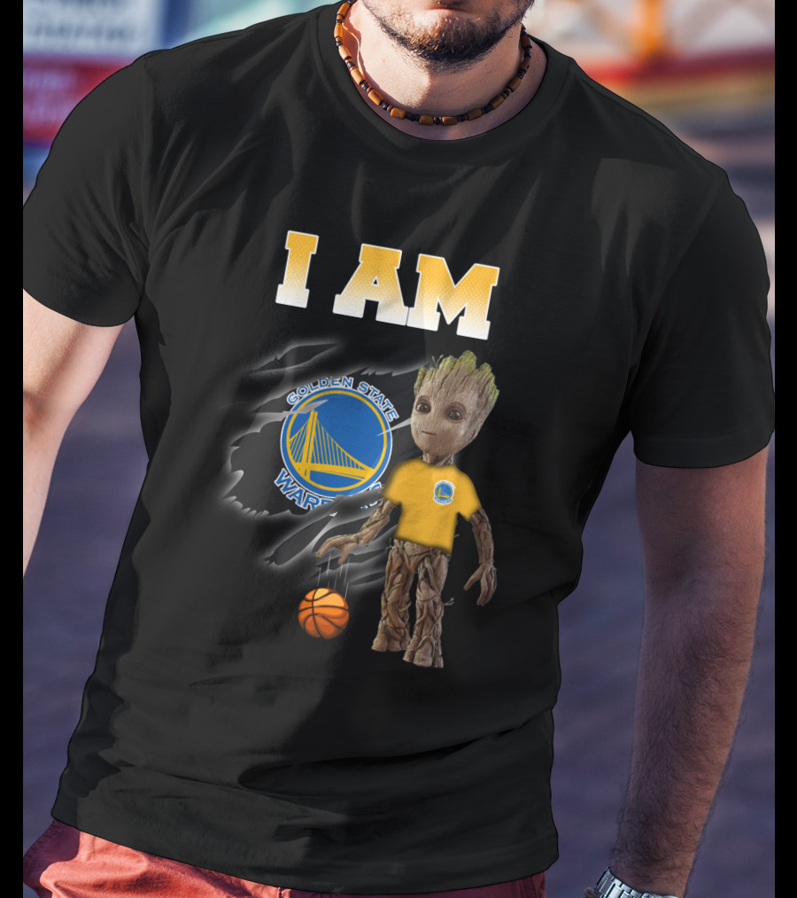 I Am Groot Golden State Warriors Basketball Fan T-Shirt