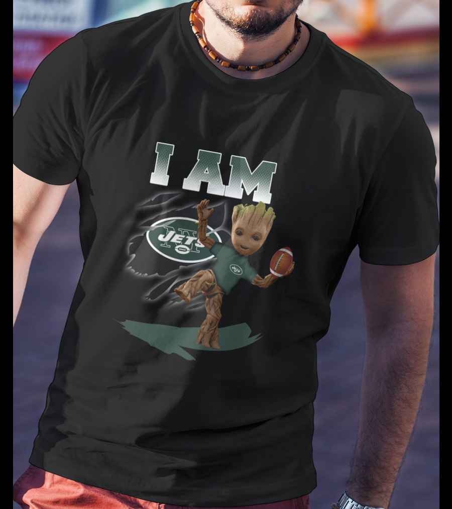 I Am New York Jets Groot Football Fans T-Shirt