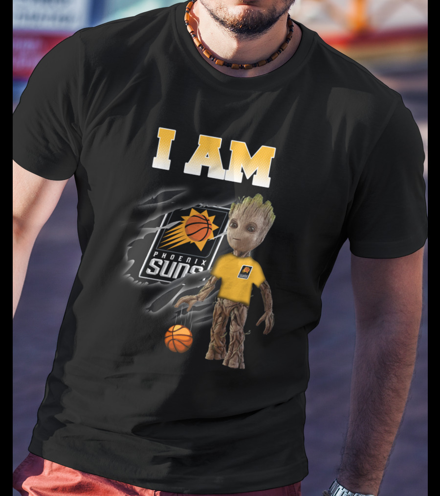I Am Phoenix Suns Groot Basketball Fan T-Shirt