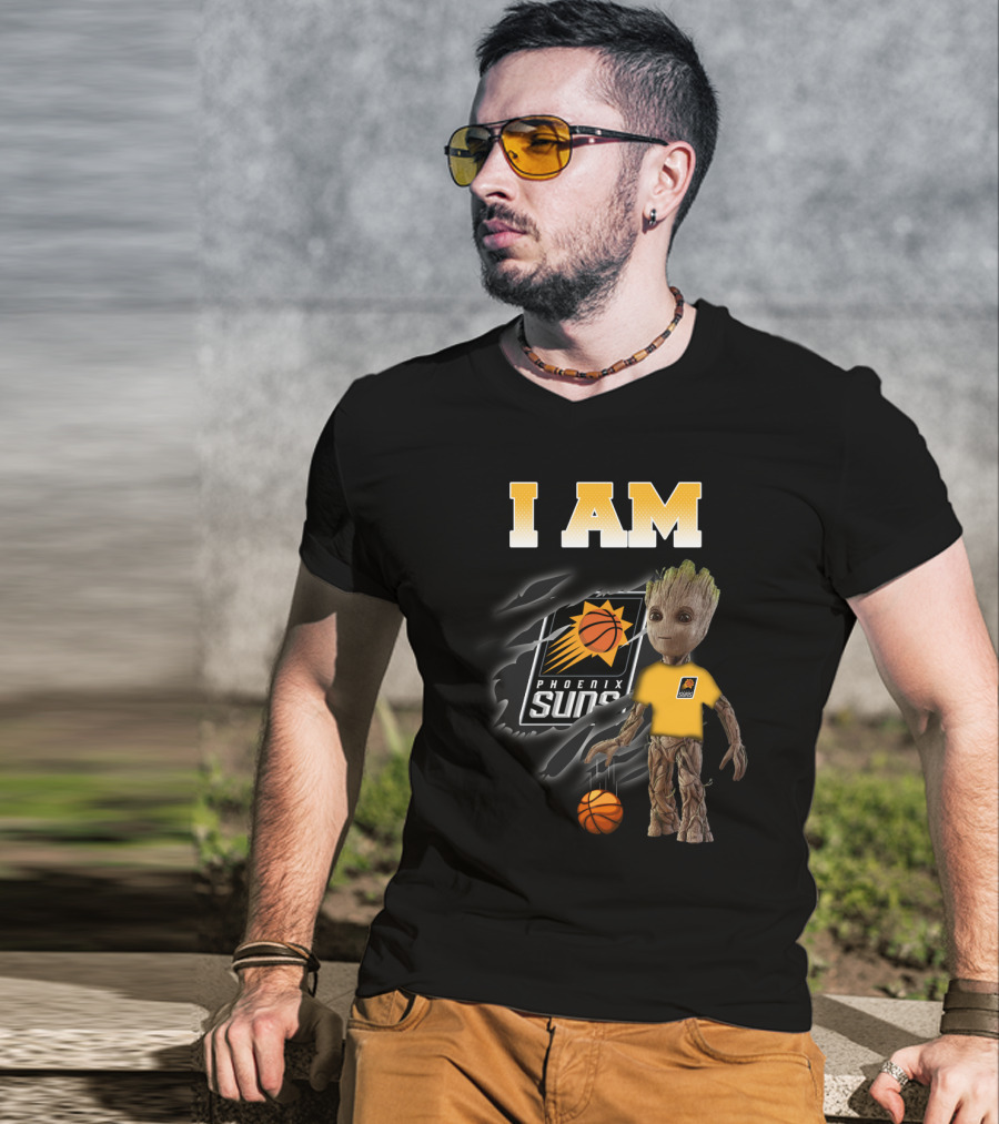 I Am Phoenix Suns Groot Basketball Fan T-Shirt