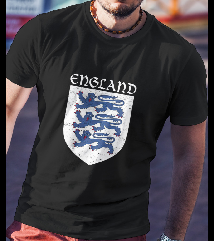 England Three Lions Vintage Crest T-Shirt