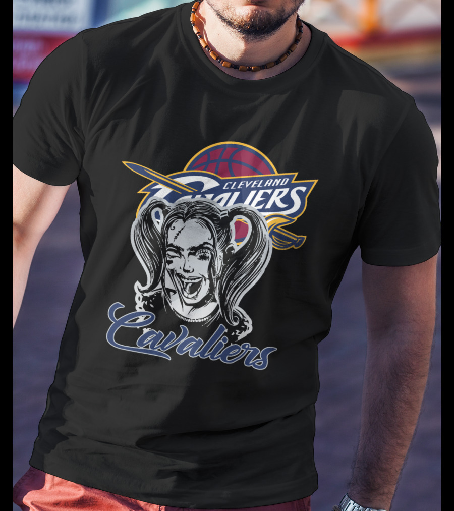 Cleveland Cavaliers Harley Quinn Crossover T-Shirt
