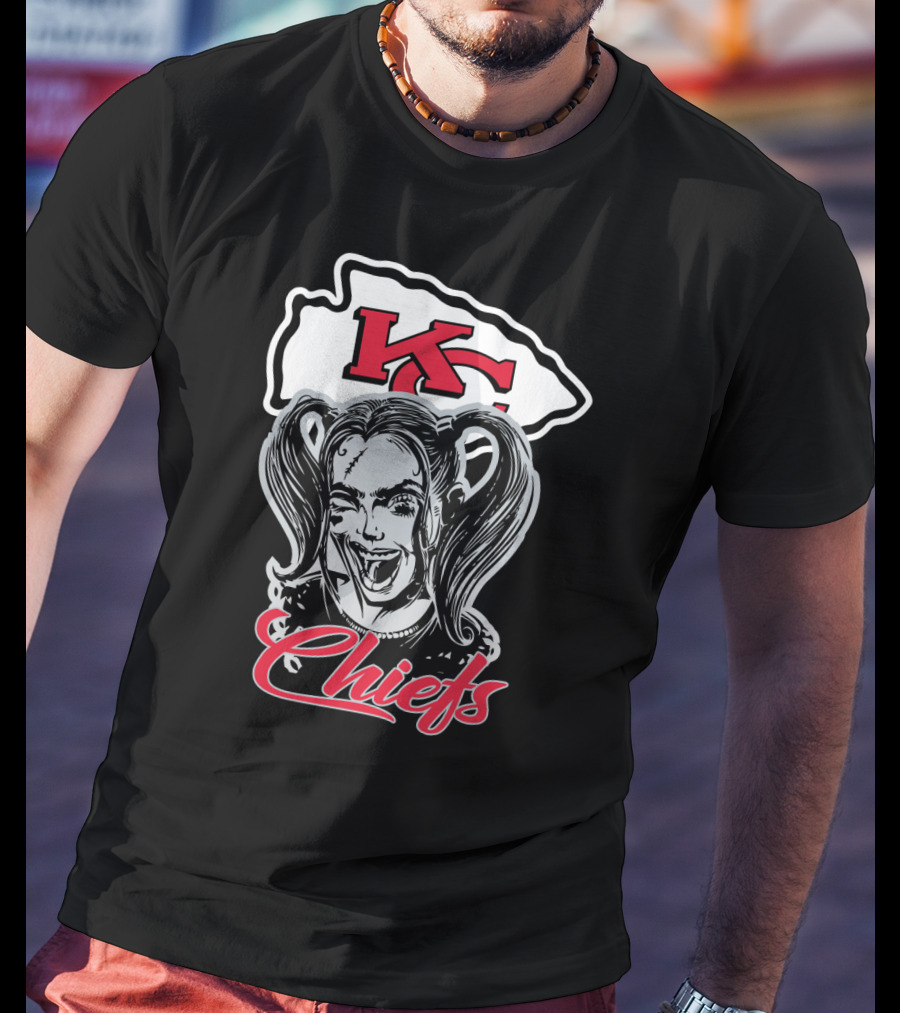 Harley Quinn Kc Chiefs Logo Chiefs T-Shirt