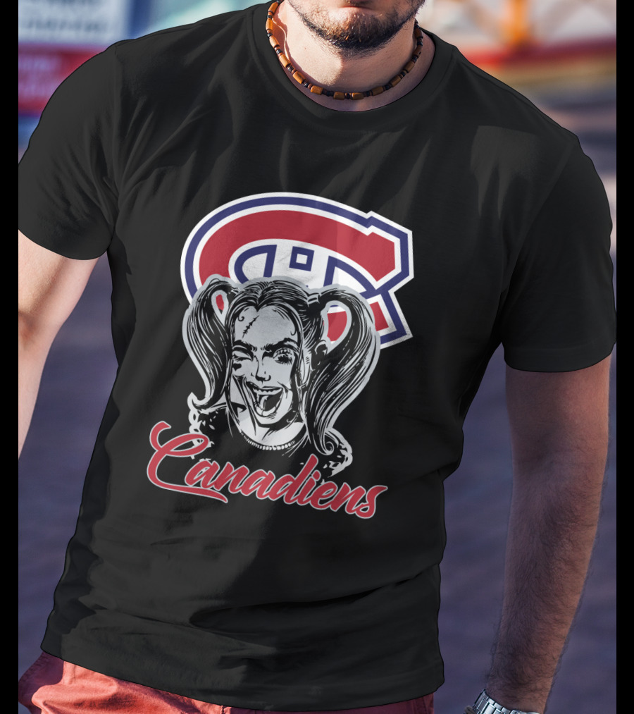 Harley Quinn Montreal Canadiens Logo Canadiens T-Shirt