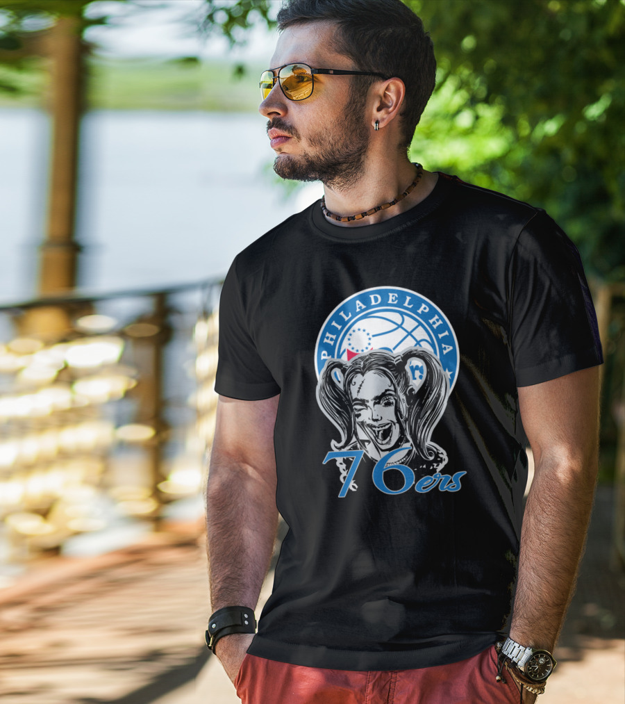 Philadelphia 76ers Basketball Harley Quinn T-Shirt