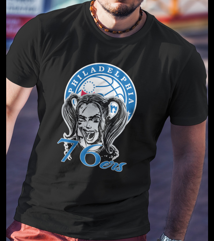 Philadelphia 76ers Basketball Harley Quinn T-Shirt