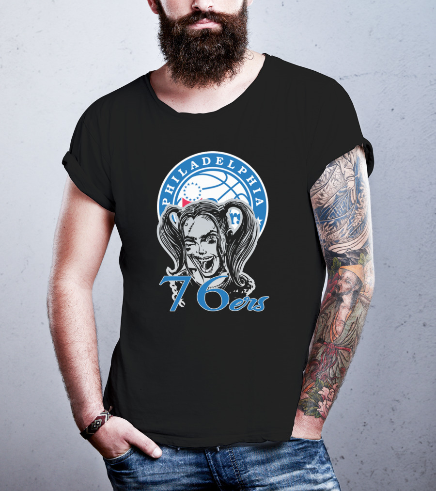 Philadelphia 76ers Basketball Harley Quinn T-Shirt