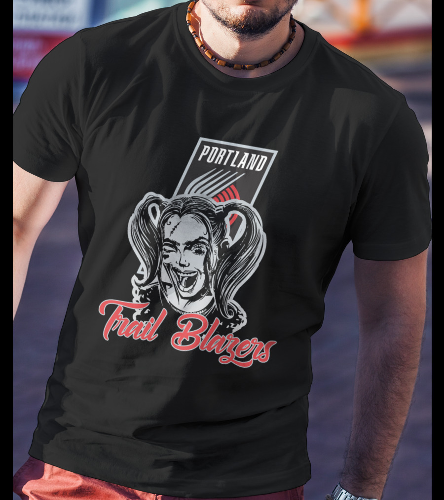 Portland Trail Blazers Harley Quinn T-Shirt