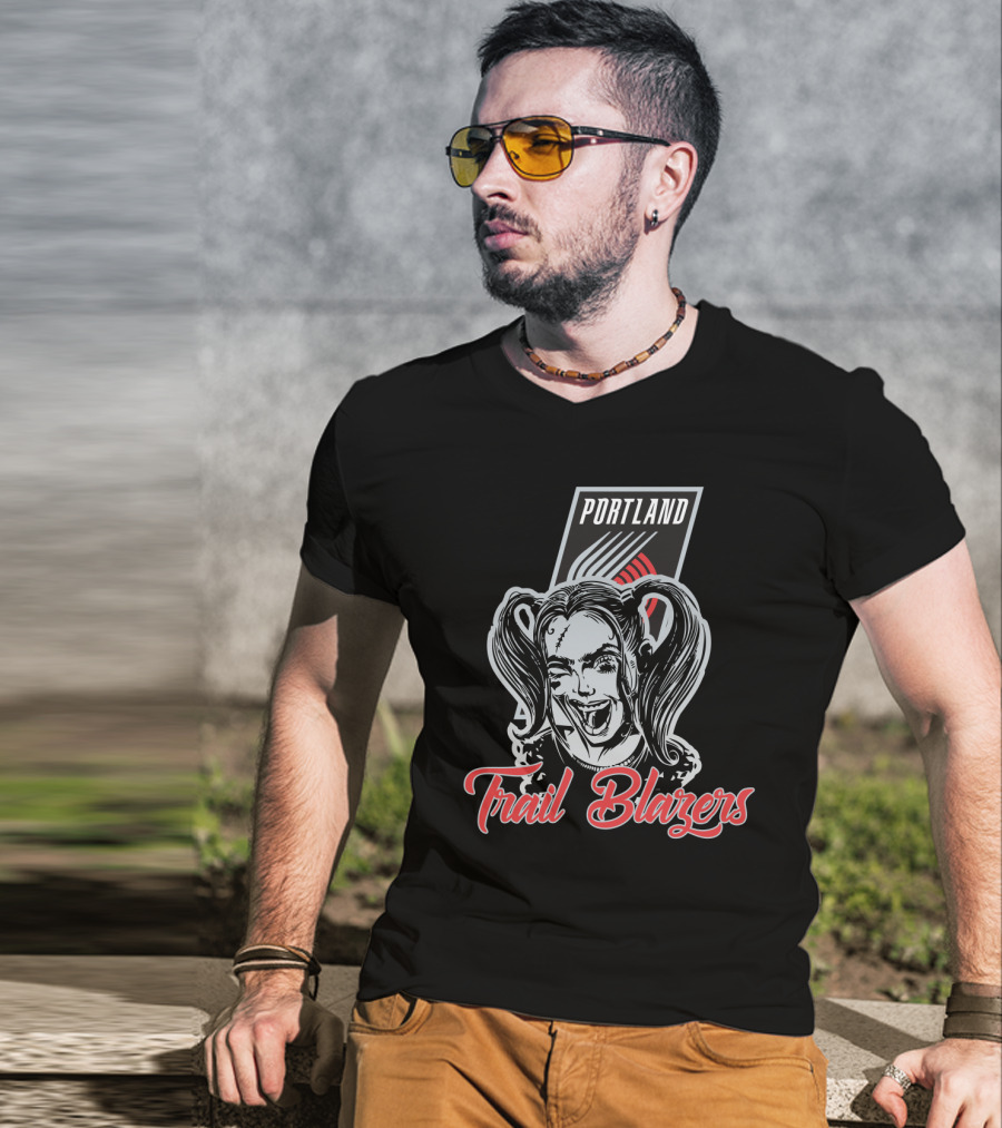 Portland Trail Blazers Harley Quinn T-Shirt