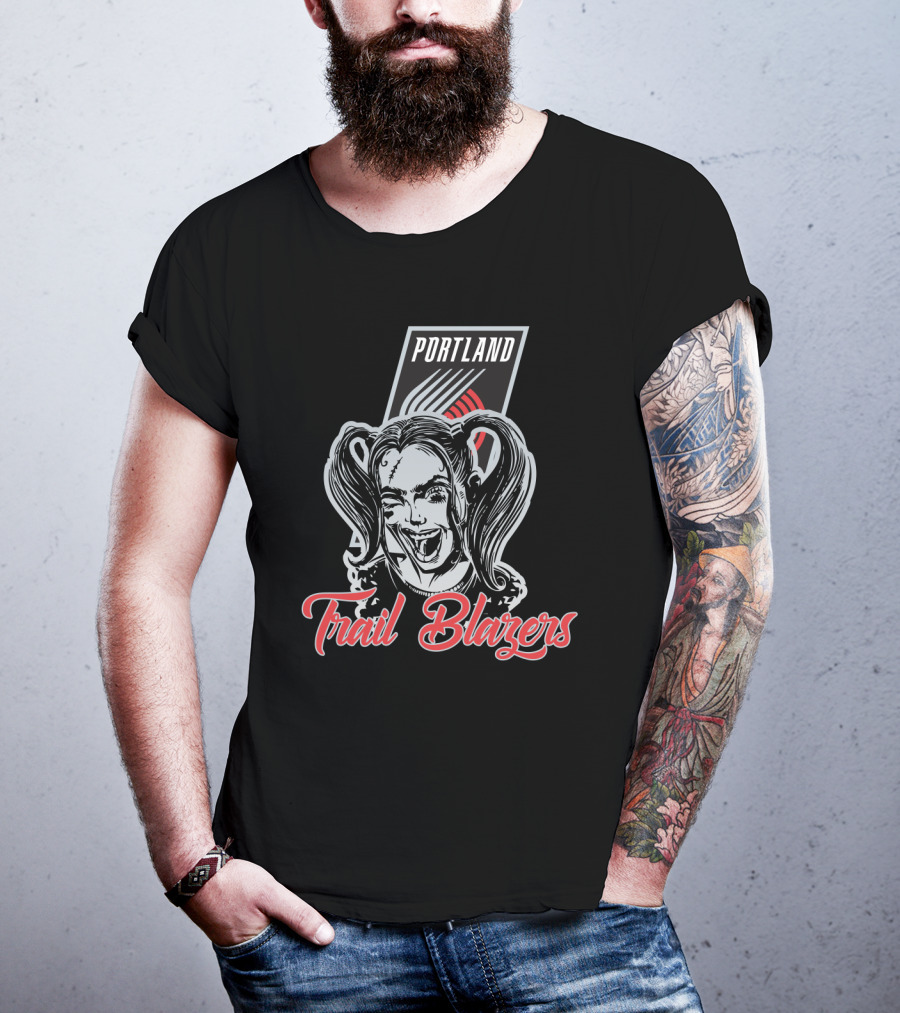 Portland Trail Blazers Harley Quinn T-Shirt