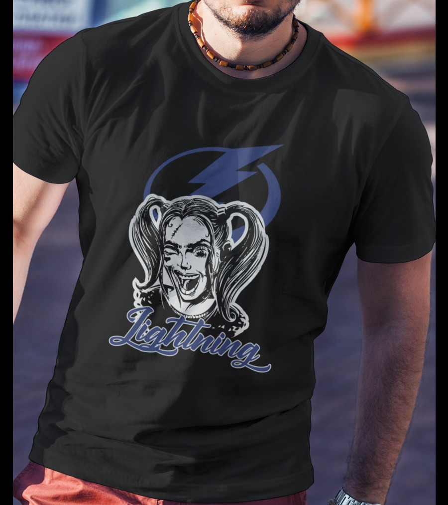 Harley Quinn Lightning Tampa Bay T-Shirt