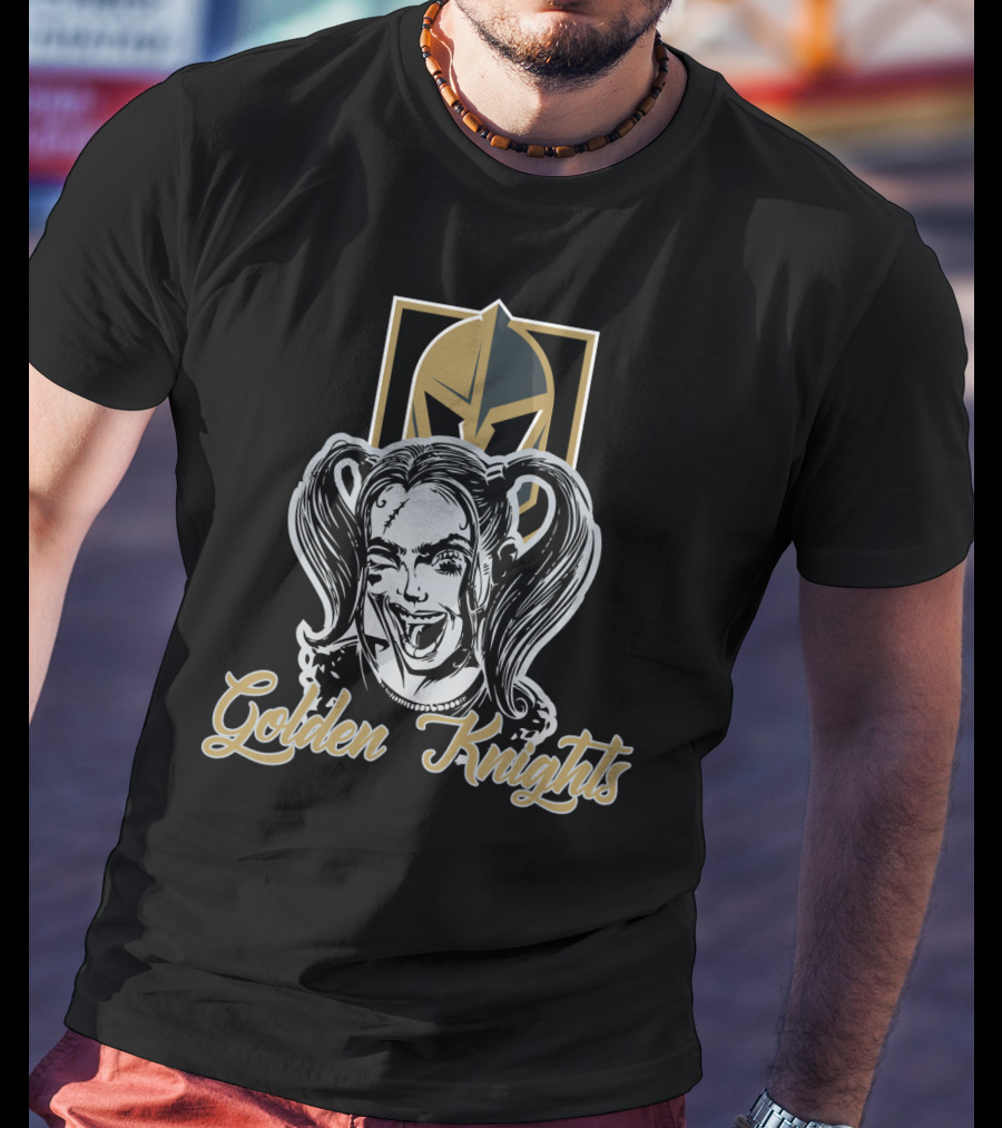 Golden Knights Harley Quinn Vegas Nhl T-Shirt