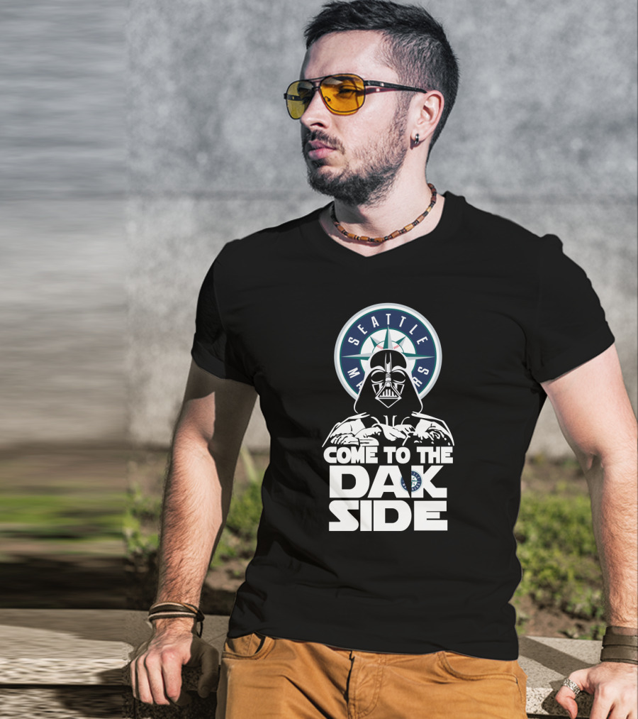 Come To The Dark Side Darth Vader Seattle Mariners T-Shirt
