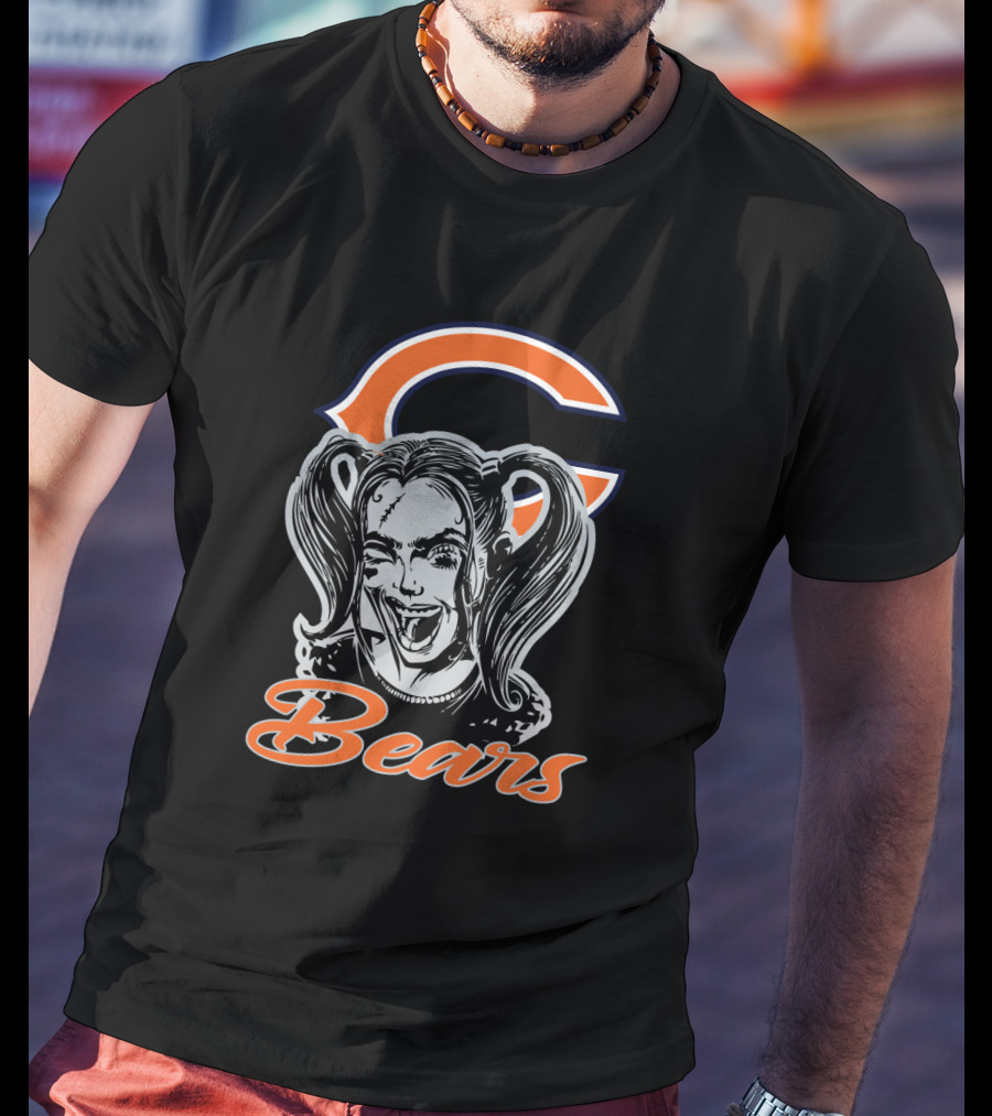 Harley Quinn Chicago Bears Fans T-Shirt