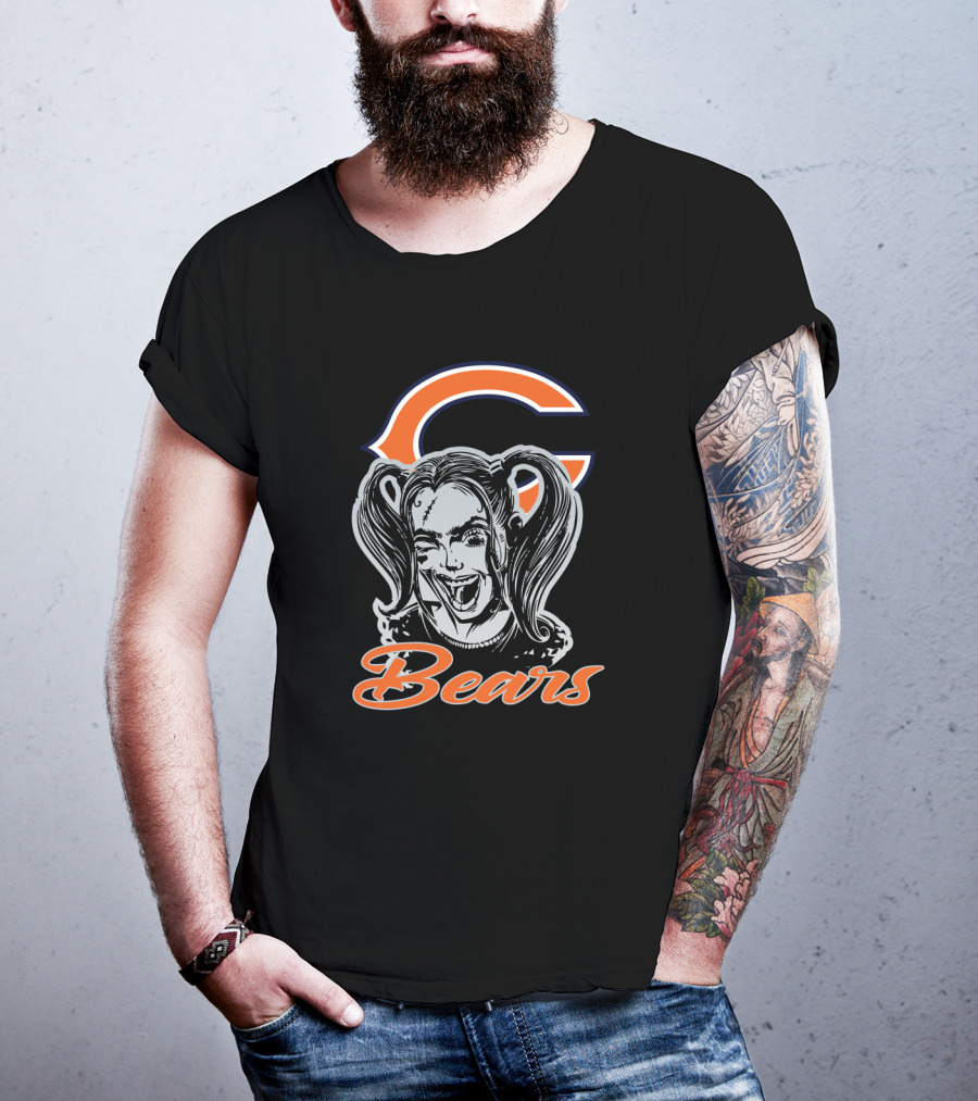 Harley Quinn Chicago Bears Fans T-Shirt
