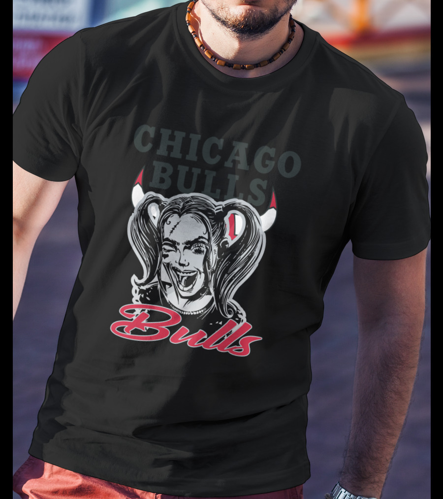 Chicago Bulls Harley Quinn Fan Enthusiast T-Shirt