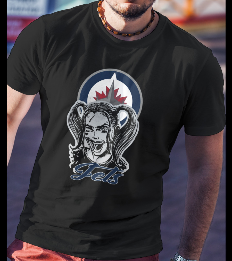 Harley Quinn Fans Of Winnipeg Jets T-Shirt