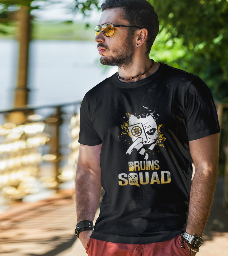 Bruins Squad Joker Card Boston Bruins Fans T-Shirt