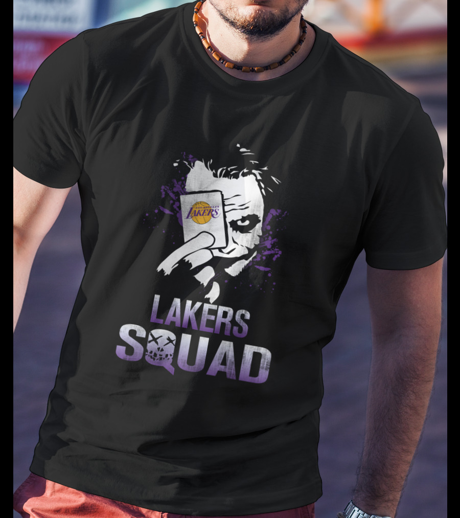 Lakers Squad Joker Card Lakers Fans T-Shirt