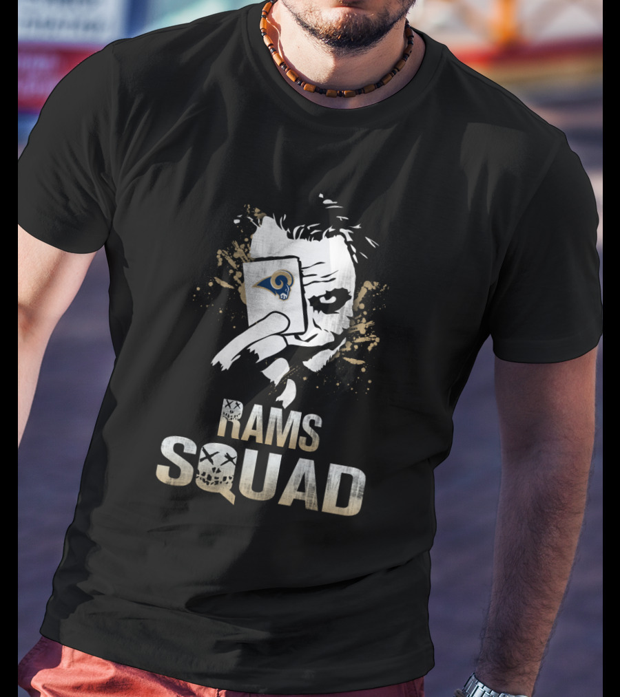 Rams Squad Joker Los Angeles Rams Fans T-Shirt