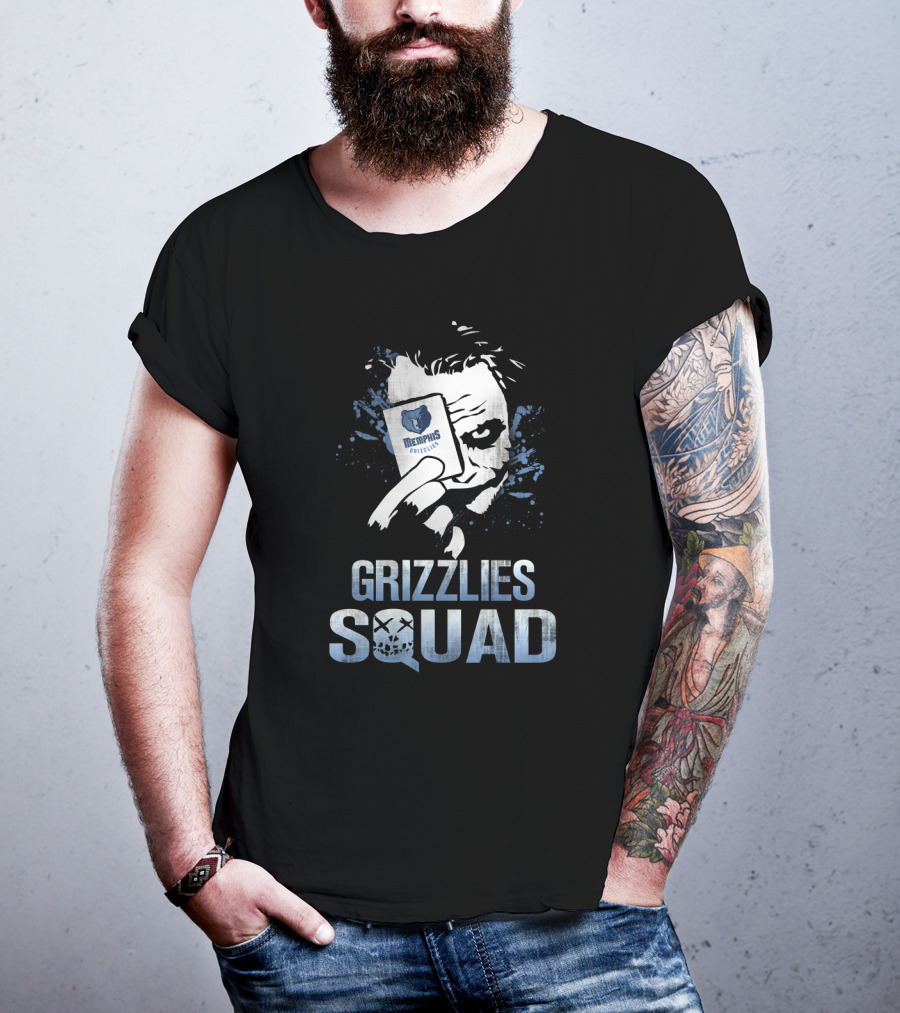 Grizzlies Squad Memphis Grizzlies Joker Fan Card T-Shirt