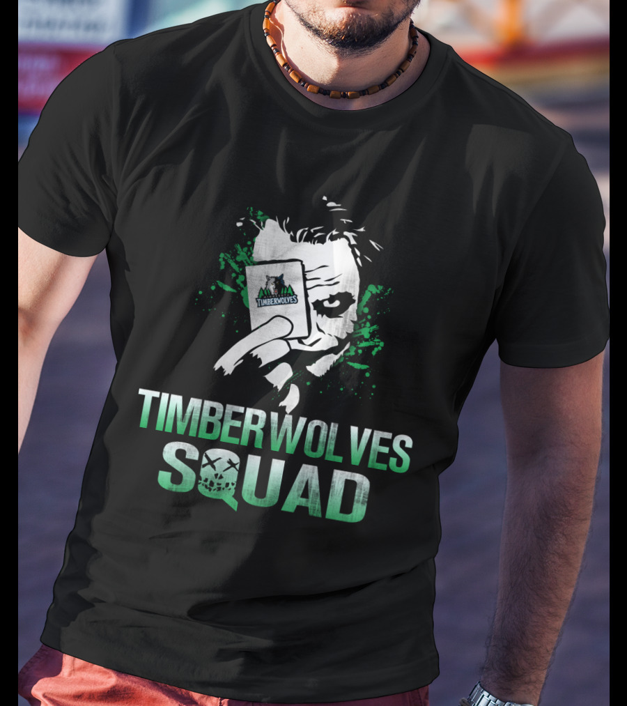 Timberwolves Squad Joker Card Fan T-Shirt