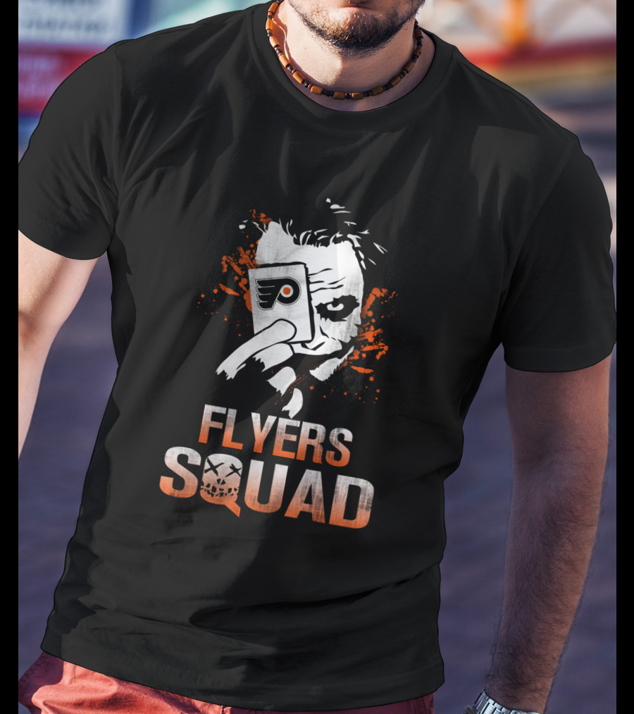 Flyers Squad Joker Playing Card Philadelphia Fans T-Shirt