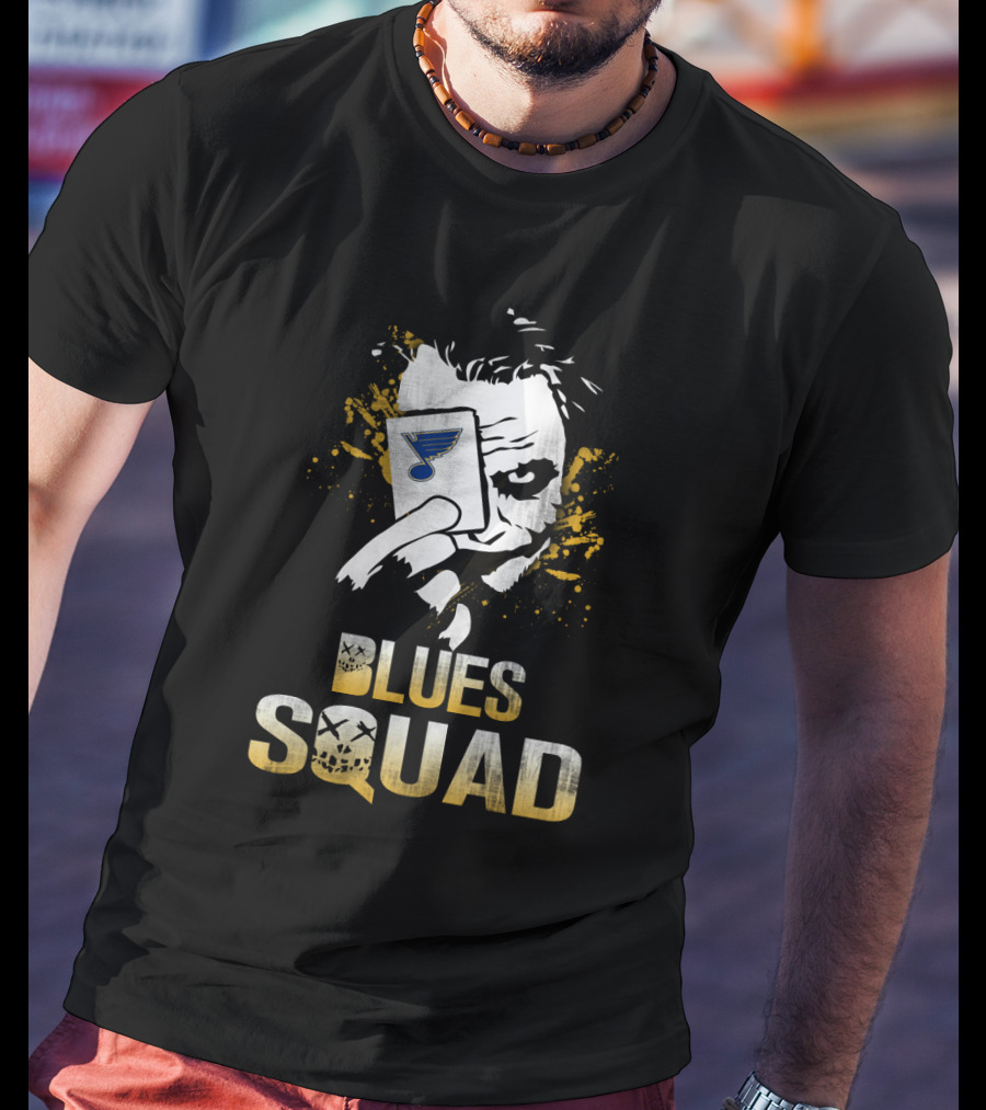 Blues Squad Joker St. Louis Fans T-Shirt